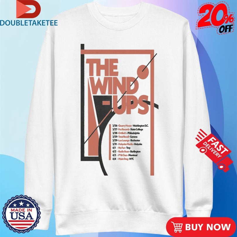 Official The Wind-Ups Tour 2026 Dates Shirts Unisex , , , Long Sleeve Tee