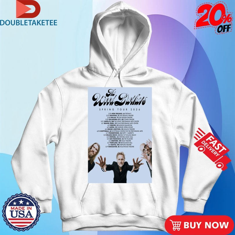 Official The Wood Brothers Springs Tour 2026 Shirts Unisex , , , Long Sleeve Tee