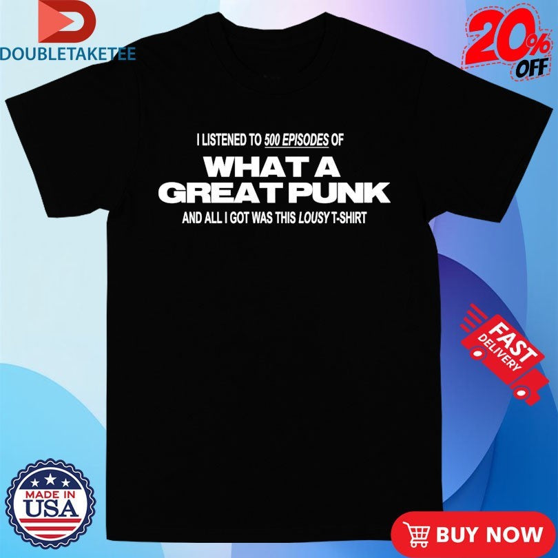 Official These New South Whales What A Great Punk 500th Episode Shirts Unisex , , , Long Sleeve Tee