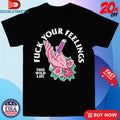 Official This Wild Life Fuck Your Feelings Hand Knife Shirts Unisex , , , Long Sleeve Tee