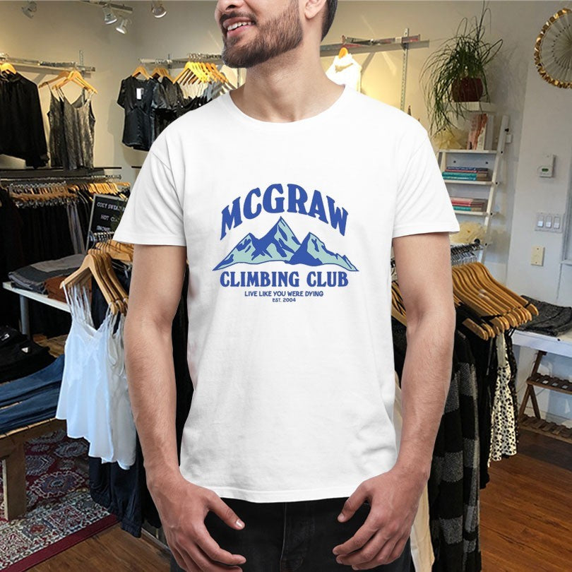 Official Tim Mcgraw Climbing Club Live Like You Were Dying Est 2004 Mountains Shirts Unisex , , , Long Sleeve Tee