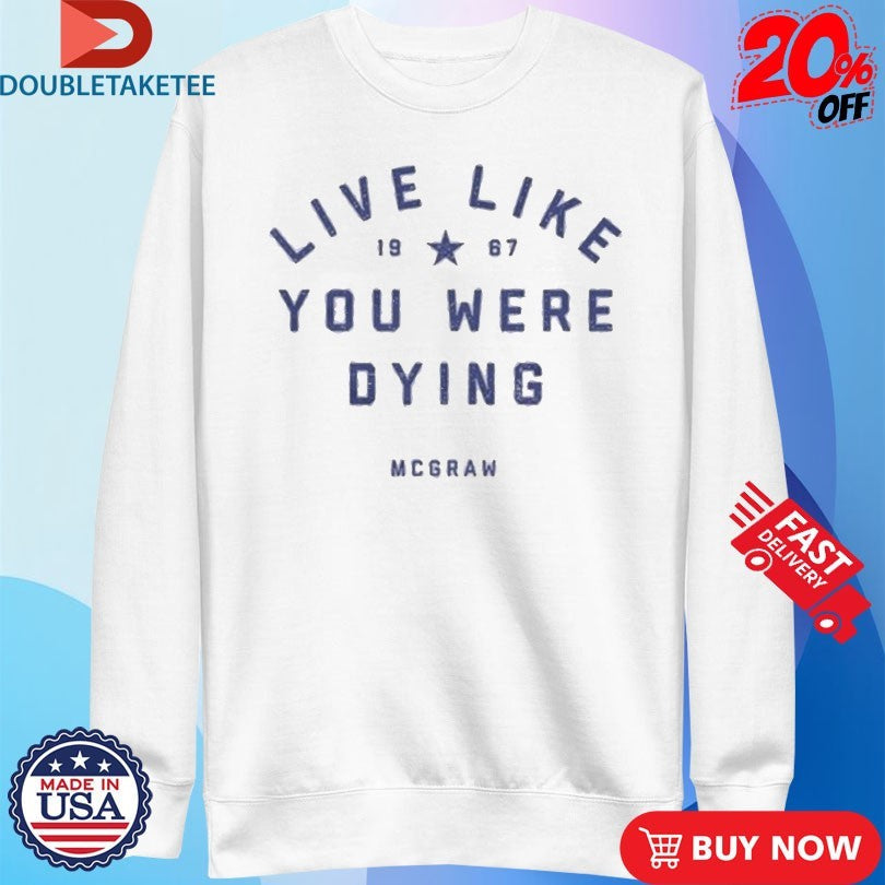 Official Tim Mcgraw Live Like You Were Dying 1967 Shirts Unisex , , , Long Sleeve Tee