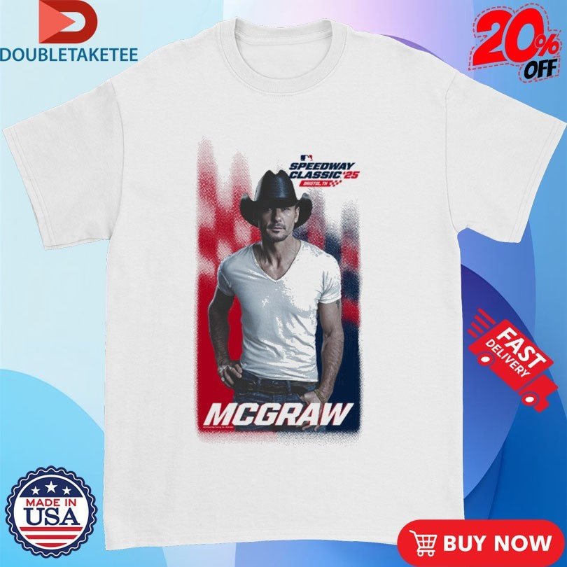 Official Tim Mcgraw x MLB Speedway Classic 2025 Shirts Unisex , , , Long Sleeve Tee