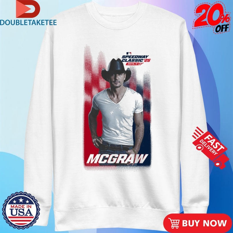 Official Tim Mcgraw x MLB Speedway Classic 2025 Shirts Unisex , , , Long Sleeve Tee