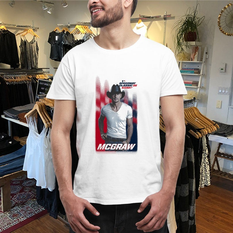 Official Tim Mcgraw x MLB Speedway Classic 2025 Shirts Unisex , , , Long Sleeve Tee