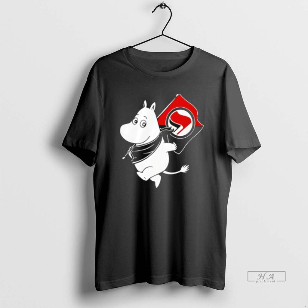 Official Tom Morello Antifa Moomin Anti Fascist Cartoon