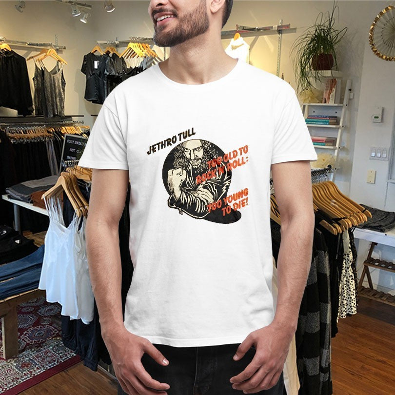Official Too Old To Rock ‘n’ Roll Too Young To Die! Album Shirts Unisex , , , Long Sleeve Tee