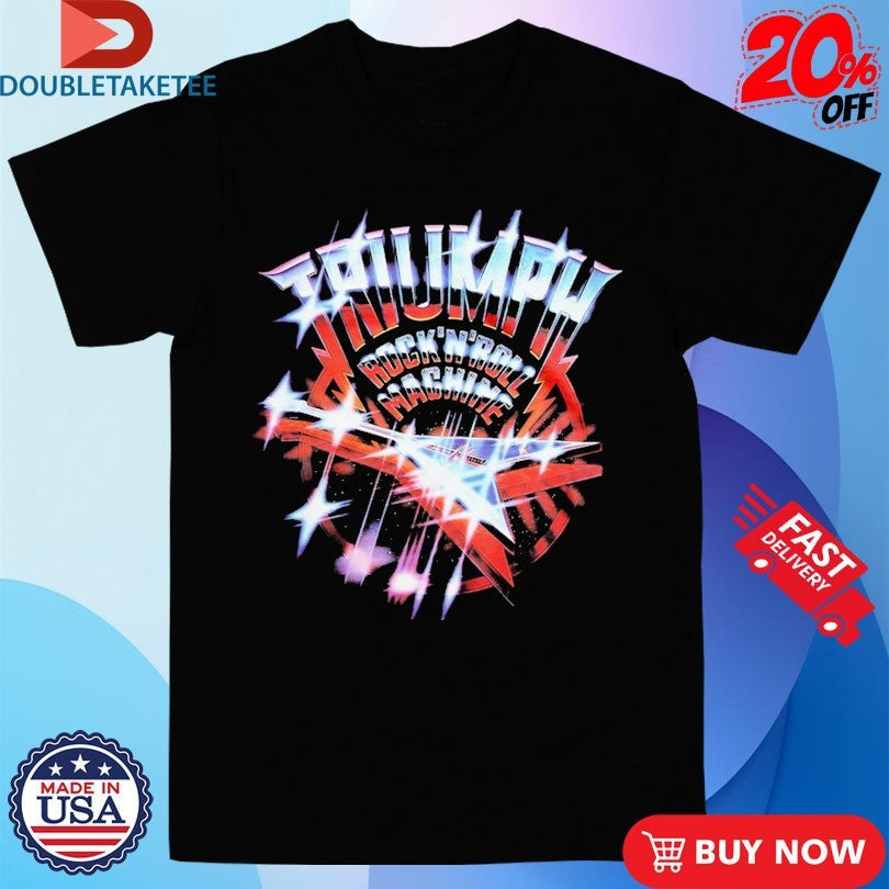 Official Triumph Rock ‘N’ Roll Machine Shirts Unisex , , , Long Sleeve Tee