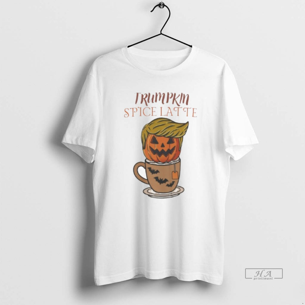 Official Trump Halloween Coffee Trumpkin Spice Latte Funny