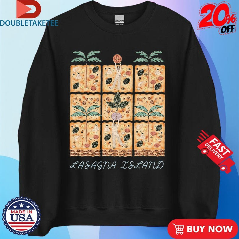 Official Try Guys Lasagna Island Of The Month, May 2025 Shirts Unisex , , , Long Sleeve Tee