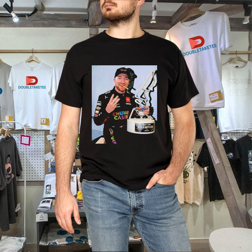 Official Tyler Reddick Three Peat 2026 DuraMAX Texas Grand Prix Champions Trophy Cigarettes Shirts