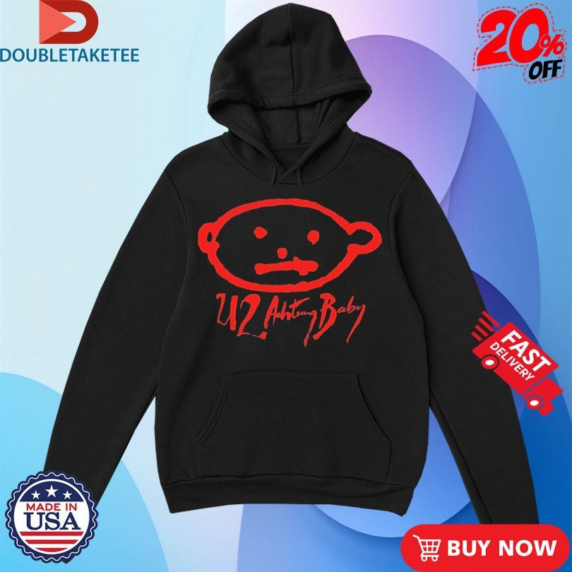 Official U2 Achtung Baby Logo Shirts Unisex , , , Long Sleeve Tee