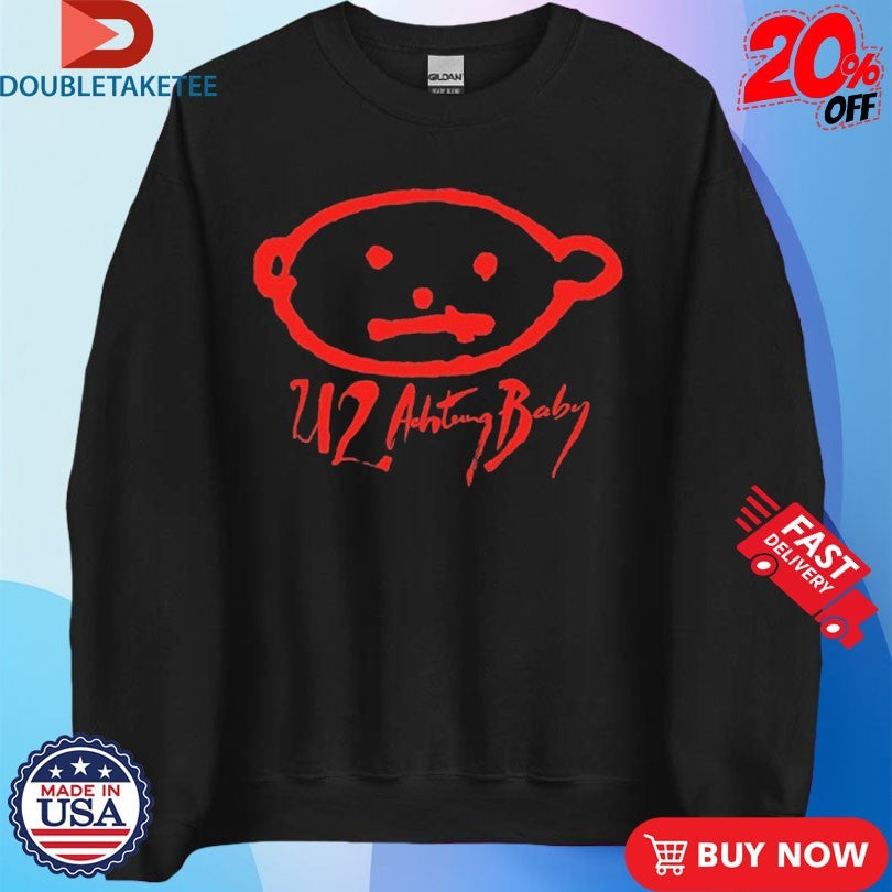 Official U2 Achtung Baby Logo Shirts Unisex , , , Long Sleeve Tee