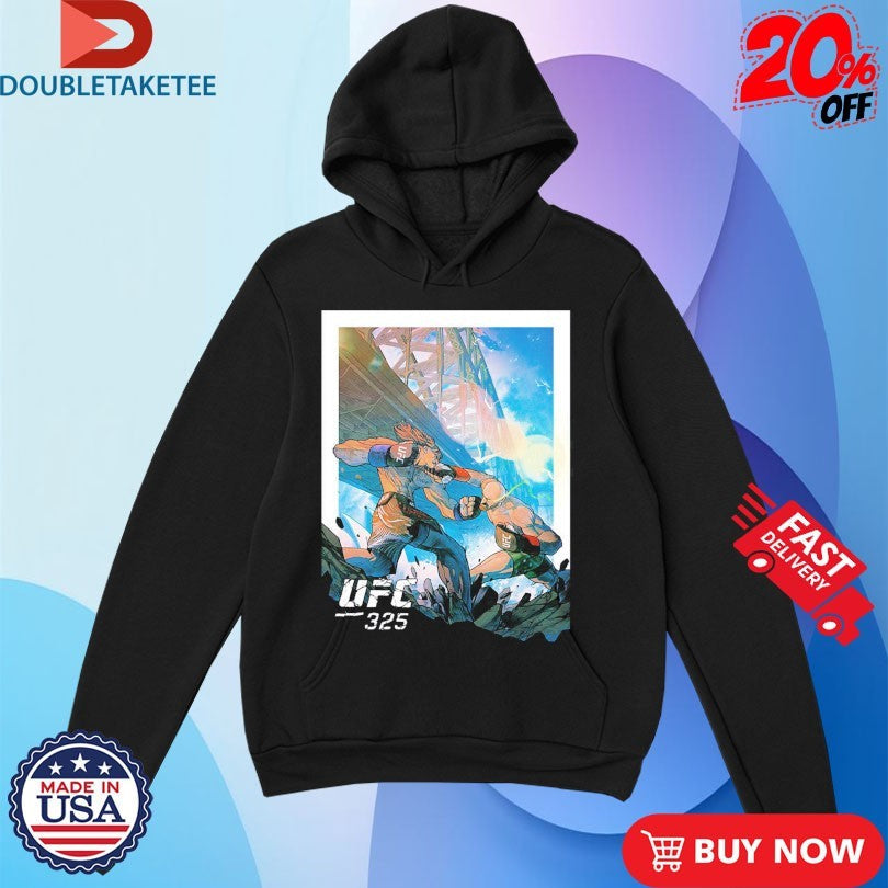 Official UFC 325 Volkanovski Vs Lopes 2 Series Comic Shirts Unisex , , , Long Sleeve Tee