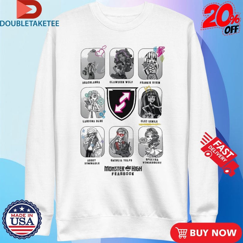 Official UNO Monster High Fearbook Shirts Unisex , , , Long Sleeve Tee