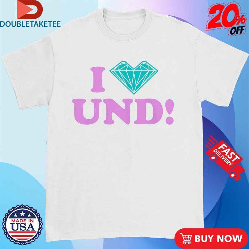Official Undrafted I Love DMND Diamond Shirts Unisex , , , Long Sleeve Tee