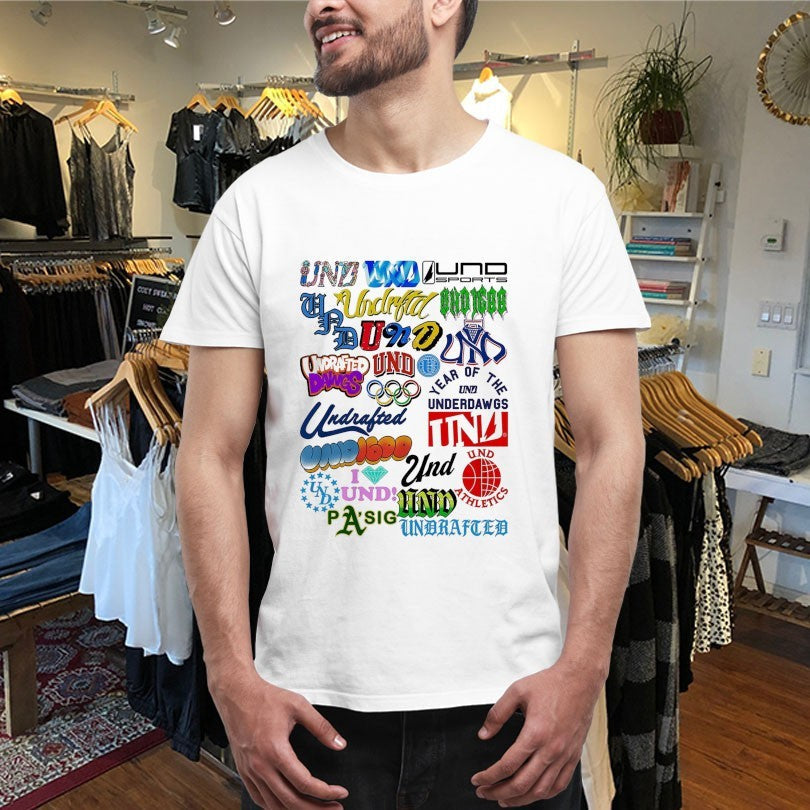Official Undrafted Logos V3 Shirts Unisex , , , Long Sleeve Tee