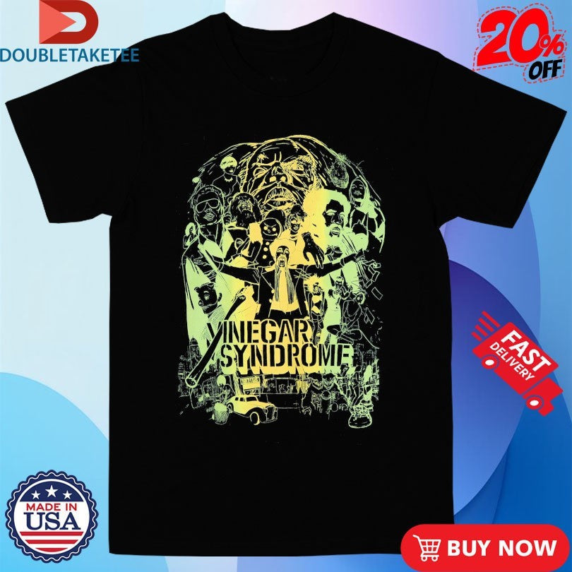 Official Vinegar Syndrome Family Portrait Negative Split Fountain Shirts Unisex , , , Long Sleeve Tee