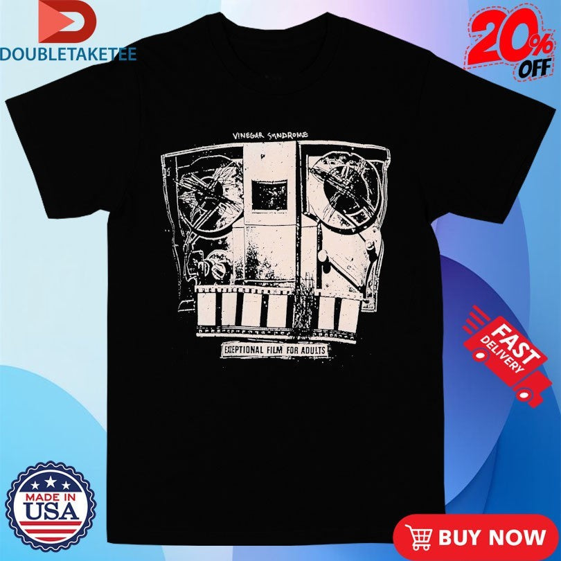 Official Vinegar Syndrome Film Scanner Shirts Unisex , , , Long Sleeve Tee