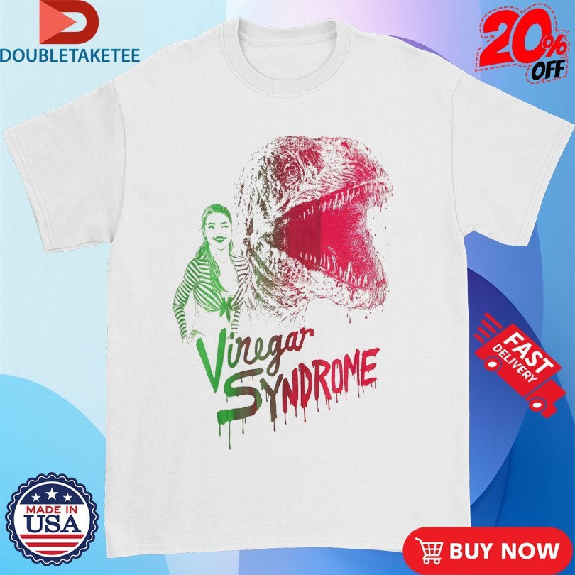 Official Vinegar Syndrome Tammy &amp; the T-Rex Split Fountain Shirts Unisex , , , Long Sleeve Tee