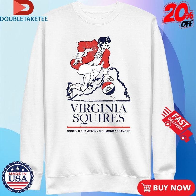 Official Virginia Squires 1970-1972 Norfolk Hampton Richmond Roanoke Logo Shirts Unisex , , , Long Sleeve Tee