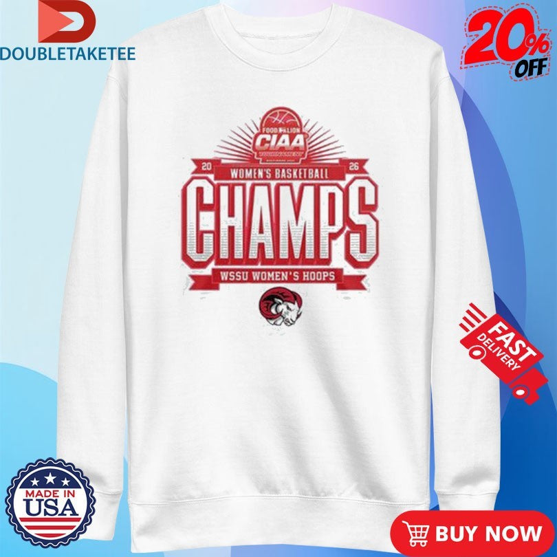 Official WSSU Women’s Hoops 2026 Basketball Champions Shirts Unisex , , , Long Sleeve Tee