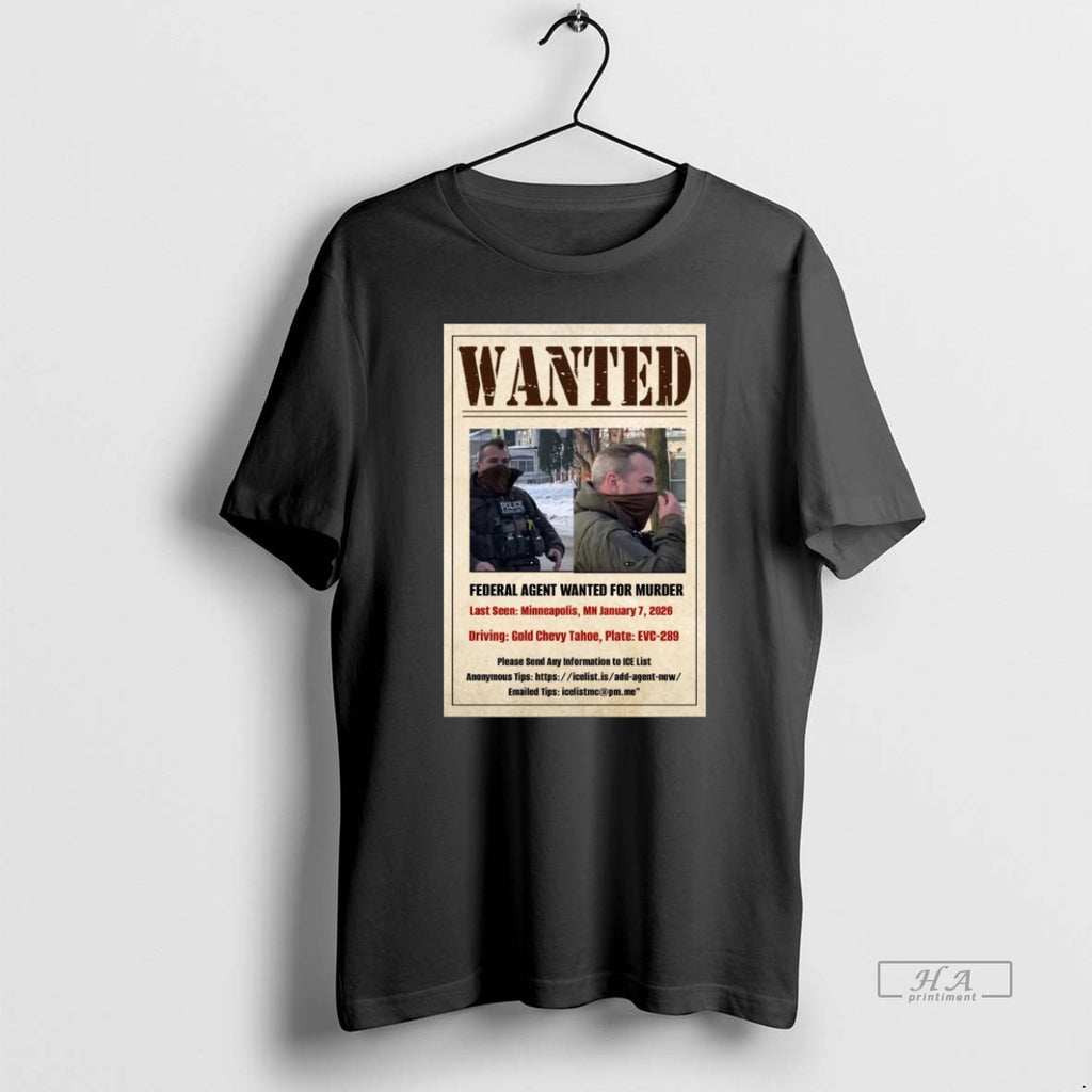 Official Wanted Federal Agent Wanted For Murder Last Seen Minneapolis Mn Jan 7 2026