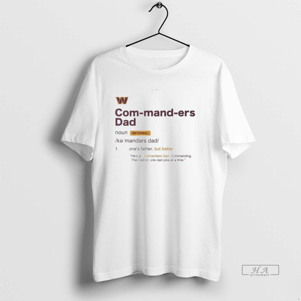 Official Washington Commanders Dad Definition