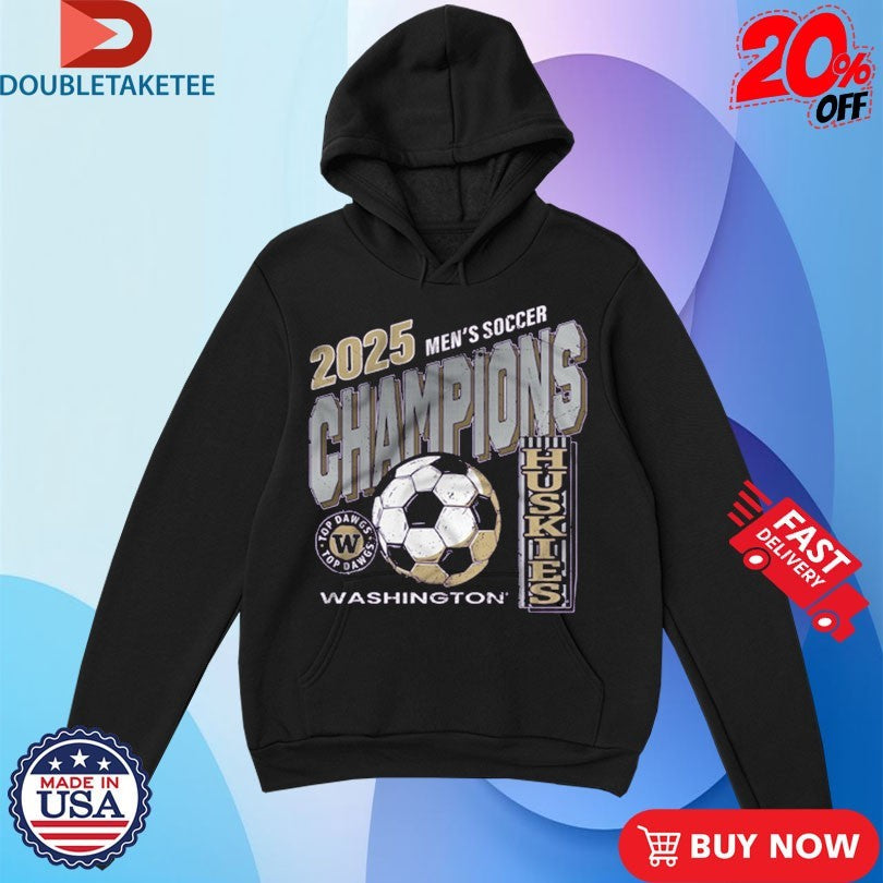 Official Washington Huskies Are 2025 Men Soccer National Champions College Cup NCAA Shirts
