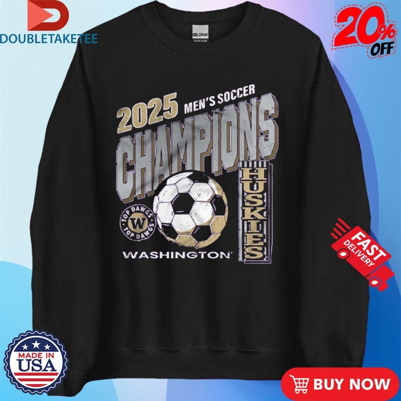 Official Washington Huskies Are 2025 Men Soccer National Champions College Cup NCAA Shirts