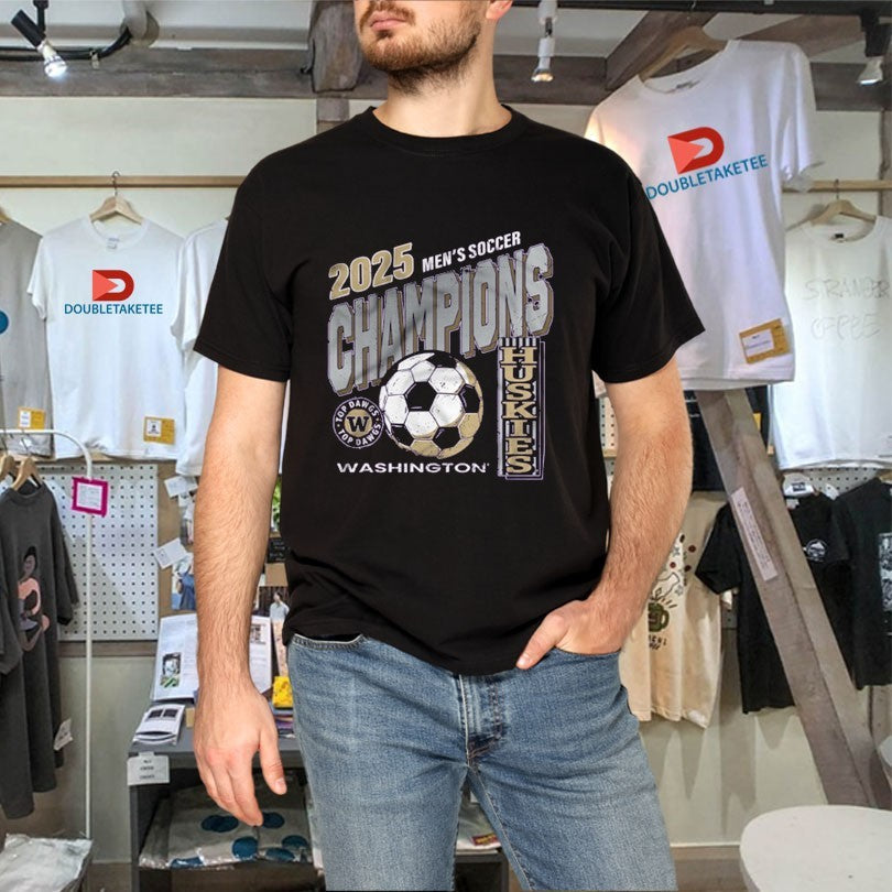 Official Washington Huskies Are 2025 Men Soccer National Champions College Cup NCAA Shirts