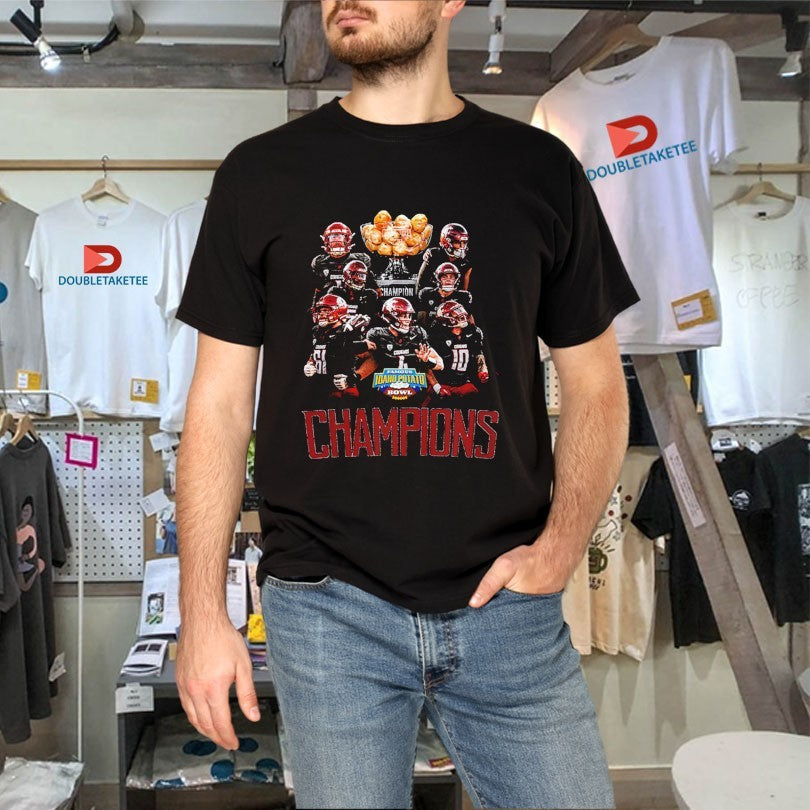 Official Washington State Cougars Are 2025 Famous Idaho Potato Bowl Champions Players Shirts