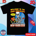 Official Welcome To The Woke Apocalypse Formerly Known As New York City I Rode The Subway And Now I’m Gay Greetings Komrade Help Skeleton Shirts