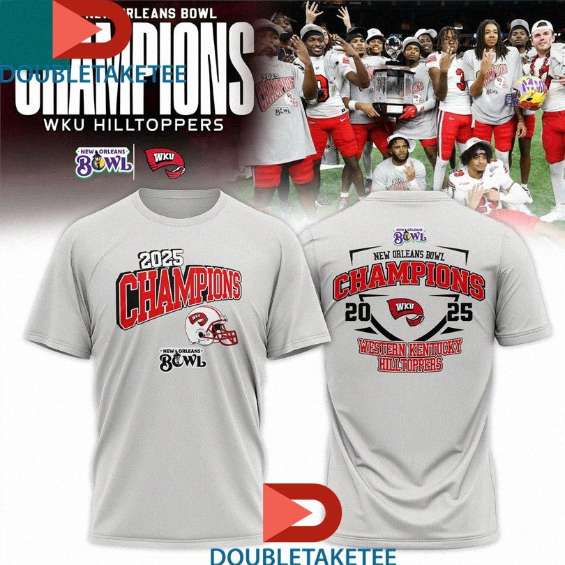 Official Western Kentucky Hilltoppers 2025 New Orleans Bowl Champions Shirts Unisex , , , Long Sleeve Tee