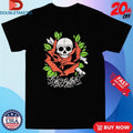 Official Why Bother Skull Rose Shirts Unisex , , , Long Sleeve Tee