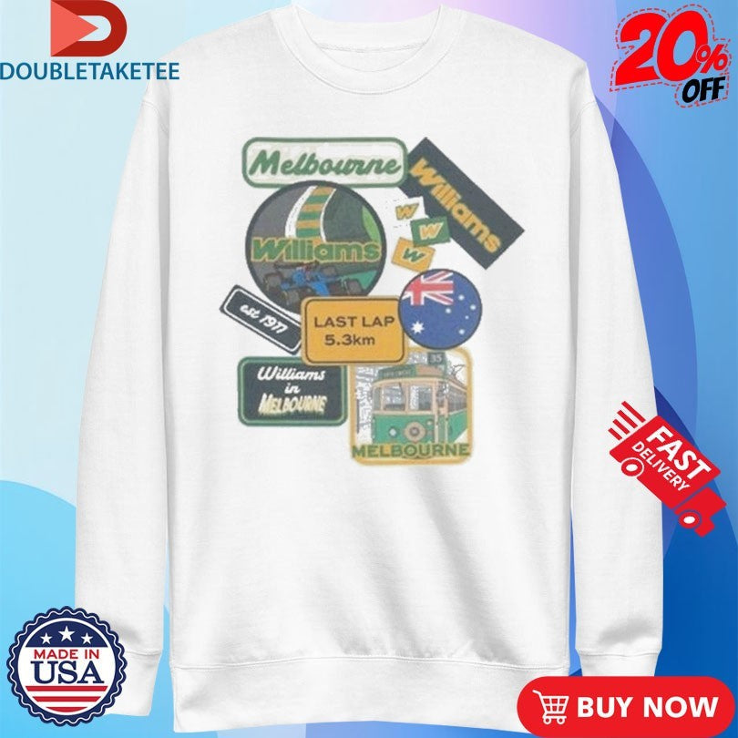Official Williams F1 Melbourne Shirts Unisex , , , Long Sleeve Tee