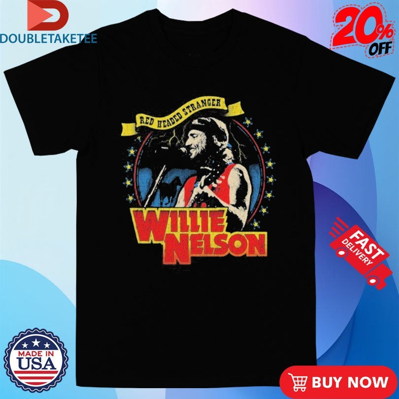 Official Willie Nelson Red Headed Stranger Star Shirts Unisex , , , Long Sleeve Tee