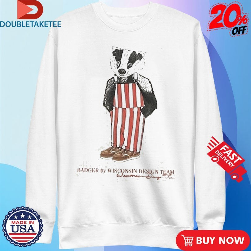Official Wisconsin Badgers Team Bear Mascot Shirts Unisex , , , Long Sleeve Tee