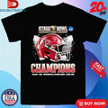 Official Wisconsin-River Falls Falcons Champion Stagg Bowl NCAA Division III January 4 2026 At Tom Benson Hall Of Fame Stadium Canton Ohio Helmet Shirts