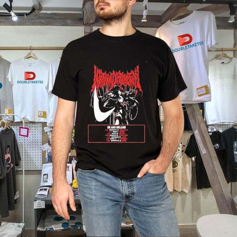 Official Within Destruction Through Shadows EU UK Tour 2026 Dates UK Ireland Animetal Shirts