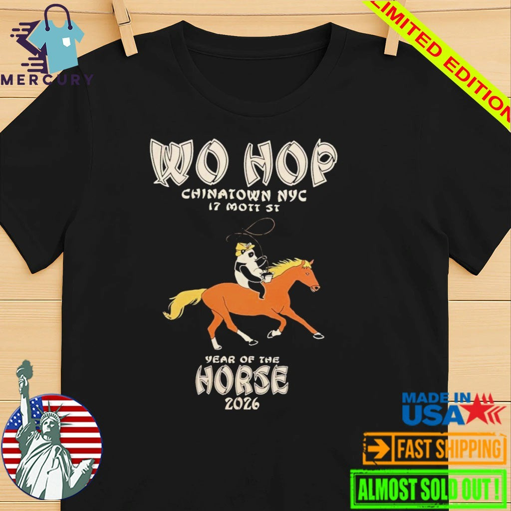 Wo Hop Chinatown NYC Year Of The Horse 2026 Shirt