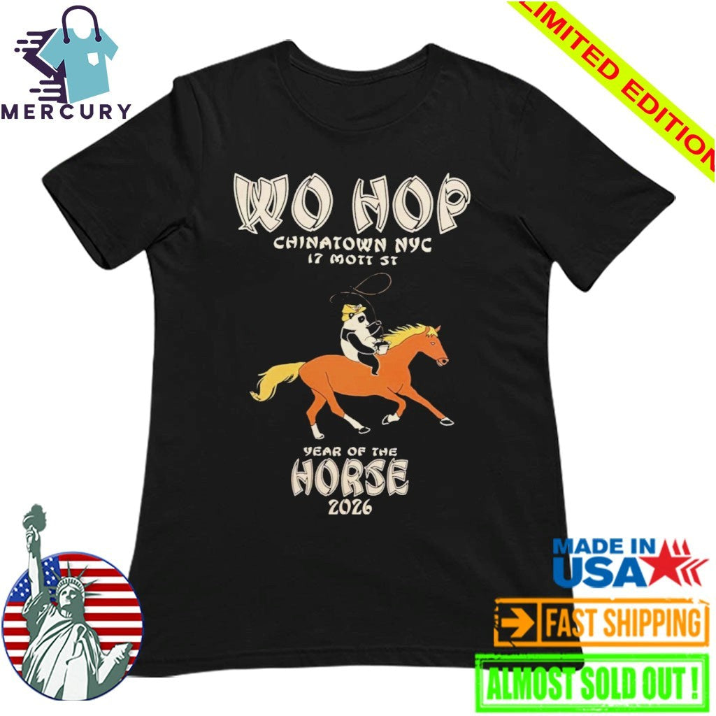 Wo Hop Chinatown NYC Year Of The Horse 2026 Shirt