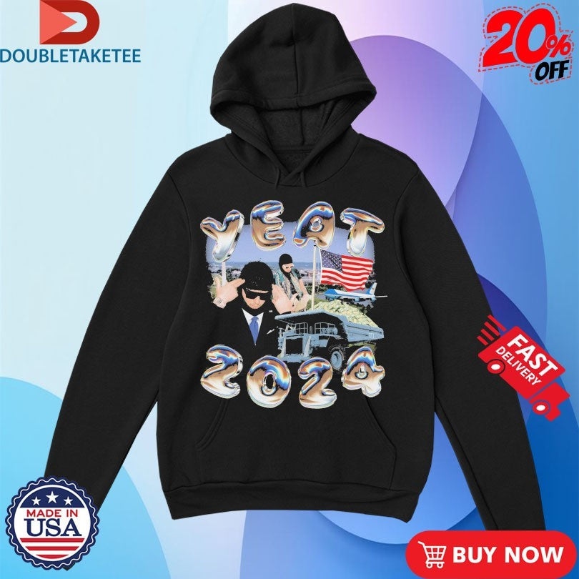 Official Yeat Luh Geeky 2024 American Flag Shirts Unisex , , , Long Sleeve Tee