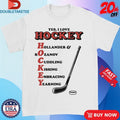 Official Yes I Love Hockey Acronym Shirts Unisex , , , Long Sleeve Tee