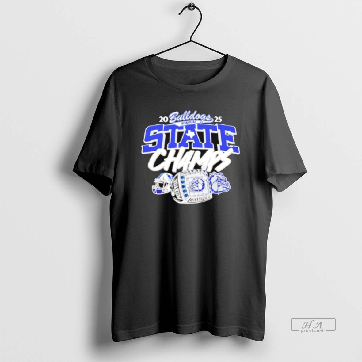 Official Yoakum State Bulldogs 2025 State Champions Ring