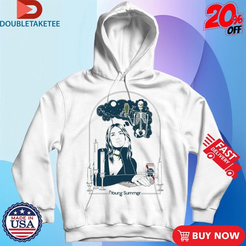 Official Young Summer X Pabst Blue Ribbon Skeleton Shirts Unisex , , , Long Sleeve Tee
