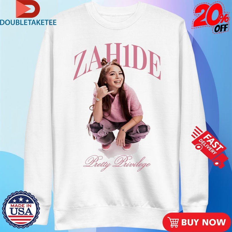 Official Zahide Pretty Privilege Call Me Pink Shirts Unisex , , , Long Sleeve Tee