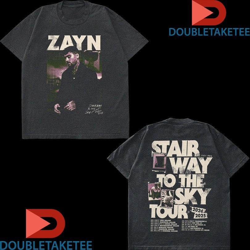 Official Zayn Stairway To The Sky Tour 2024 2025 Unisex , , , Long Sleeve Tee