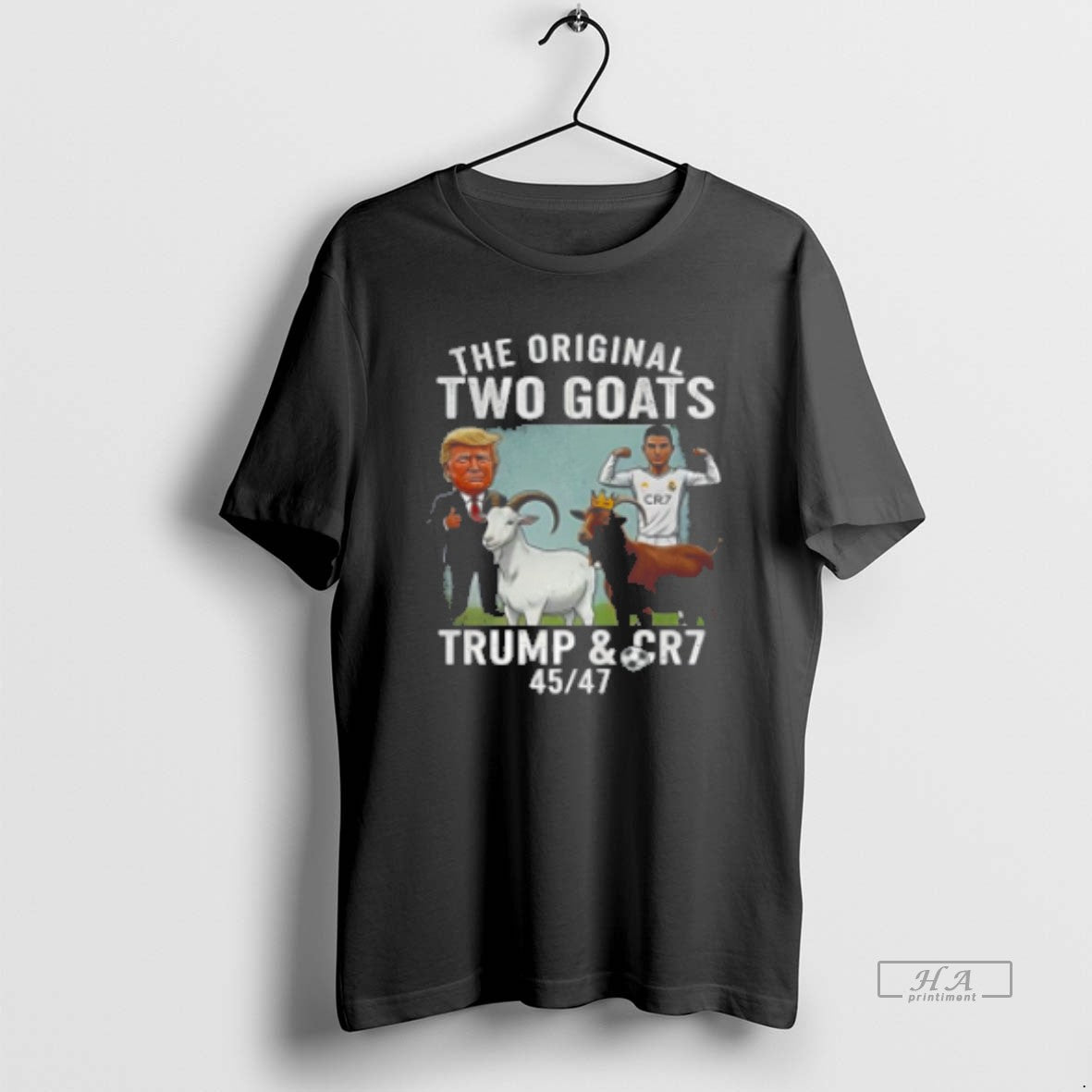 Official Donald Trump Cristiano Ronaldo Two Goats Classic
