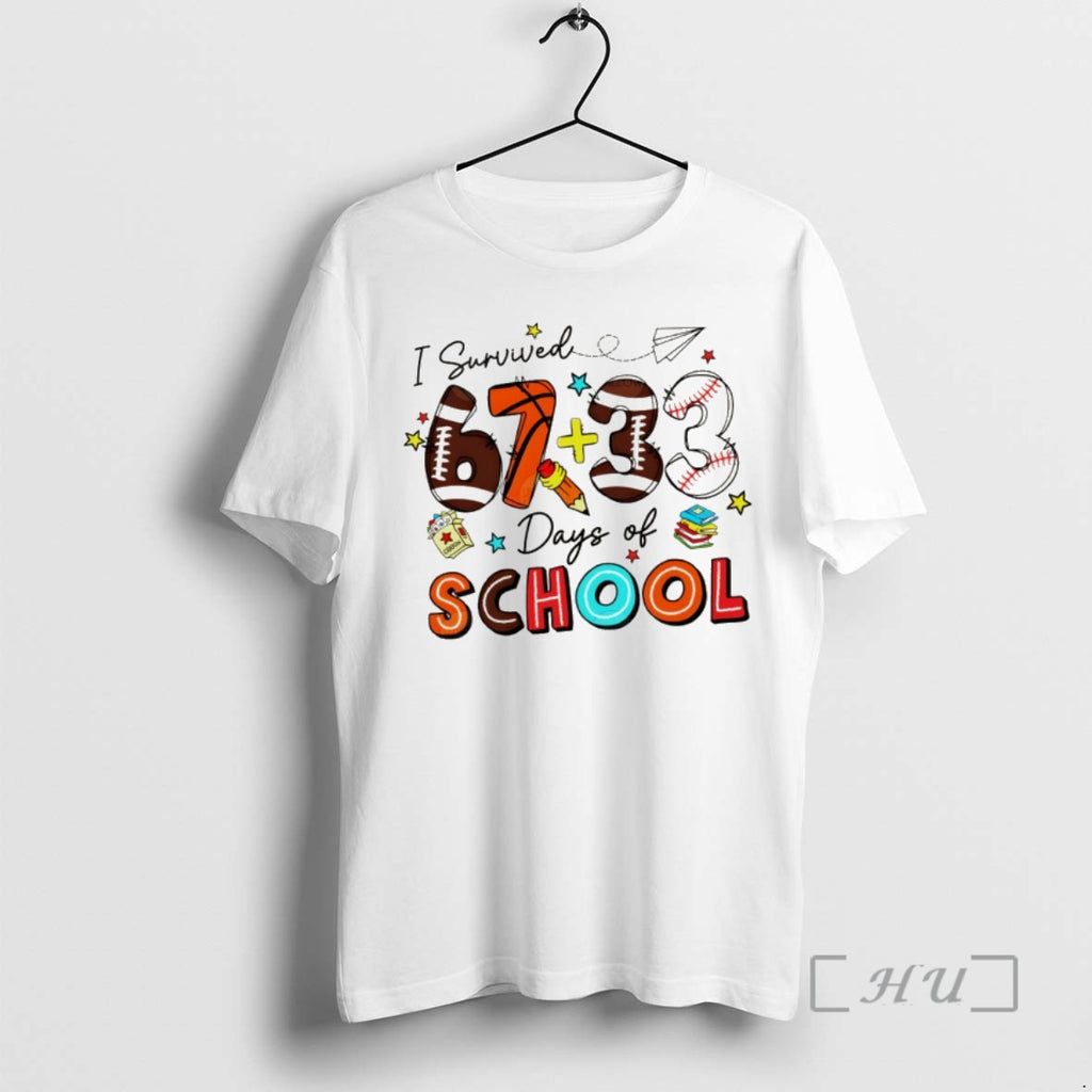 Officials 100 Days Sports I Survived 6733 Days Of School